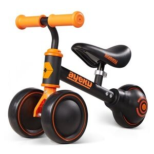 Orange and Black Kids Balance Bike